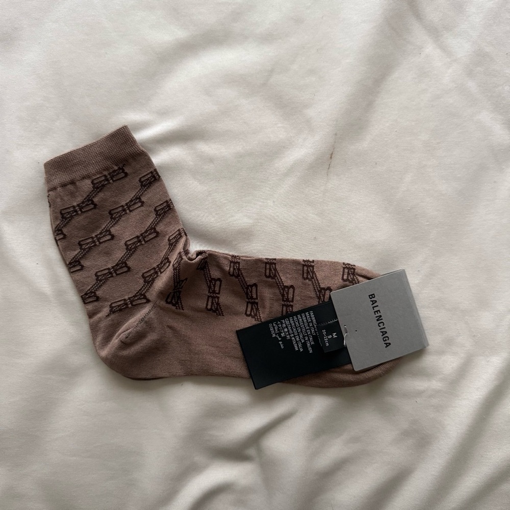 Balenciaga BB monogram classic socks